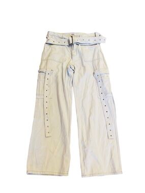 MARS THE LABEL Stone Belted Cargo Pants